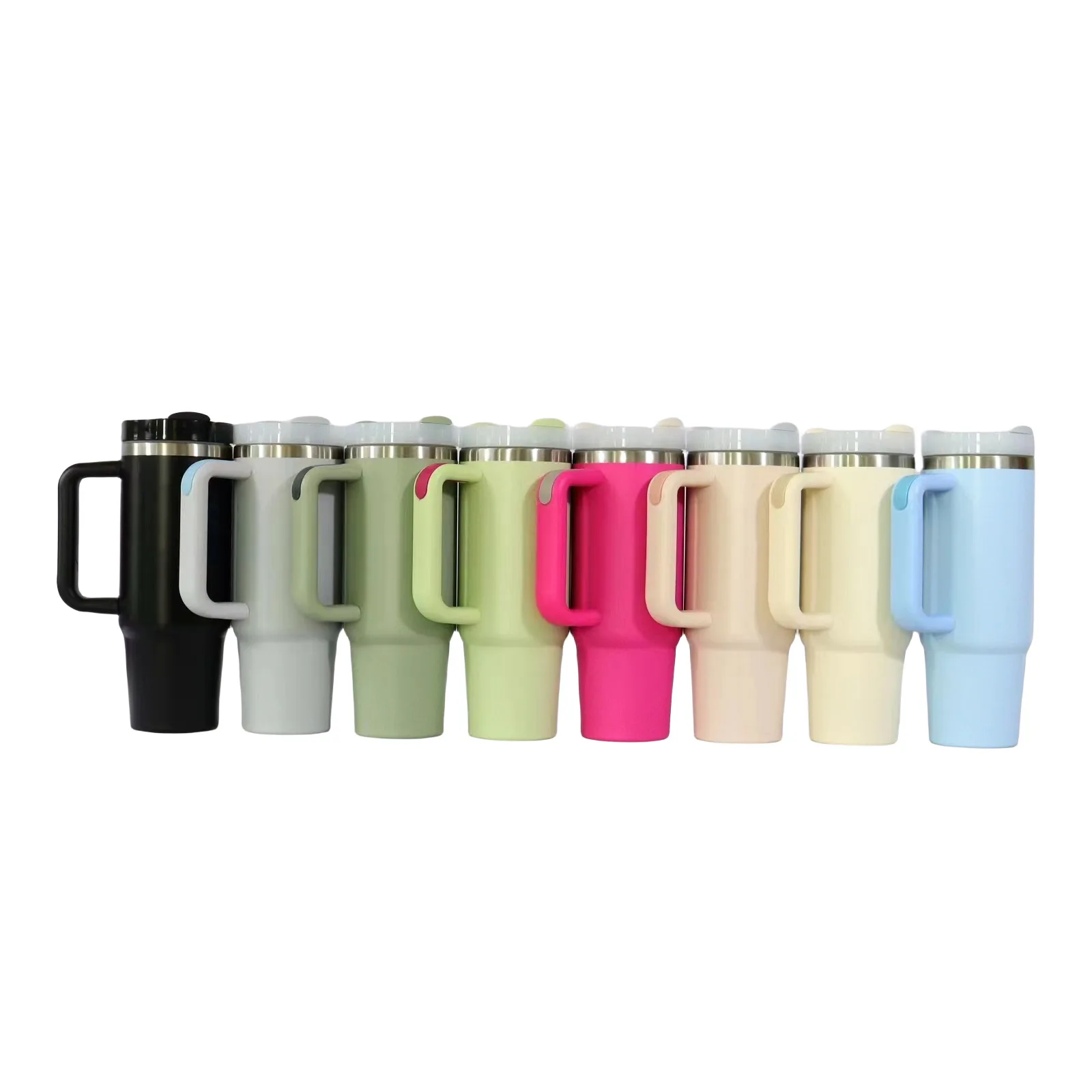 Cross mirror second-generation new 30oz handle cup portable ice cream cup vacuum insulated cup 304 stainless steel car cup