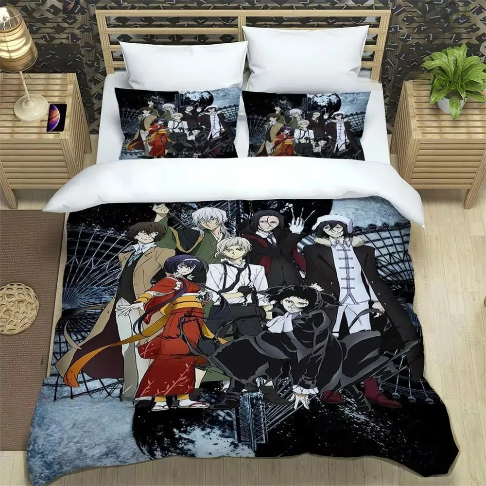 

Anime Jujutsu Kaisen Satoru Gojo Bedding Set Double Twin King Duvet Cover Comforter Pillowcase Boys Girls Adults Bedroom