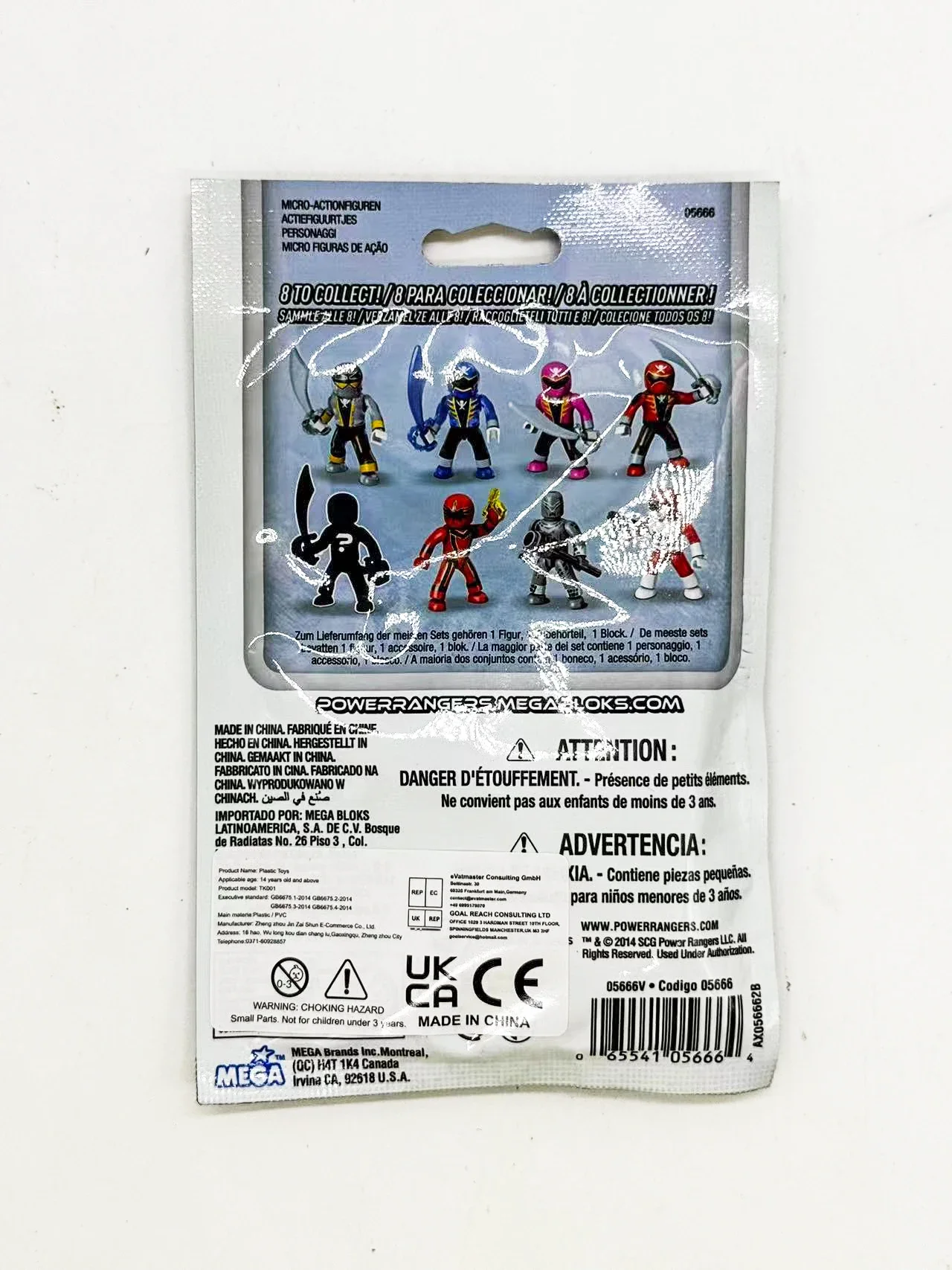 Dinozaur Potężne Rangers MegaForce Blind Bags Zmontowane figurki mikrokodelowe Zbieraj ozdoby Zabawki