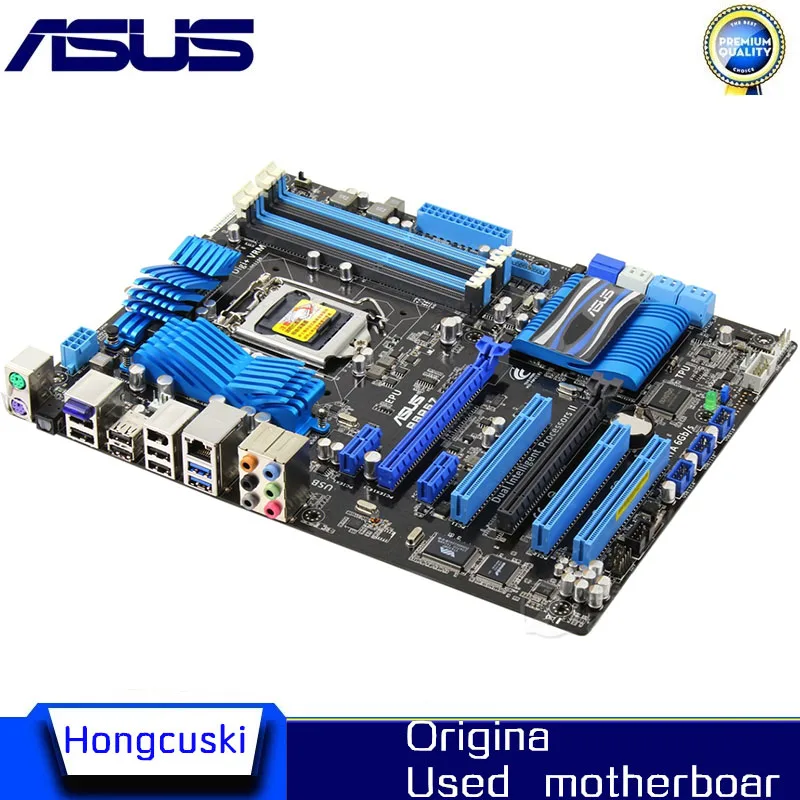 For ASUS P8P67 P67 original motherboard DDR3 LGA 1155 boards 32GB USB2,0 USB3.0 SATA3.0 Desktop motherboard