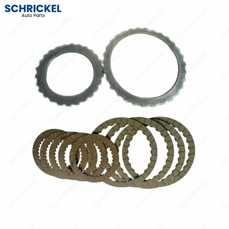 

DQ250 02E Transmission Clutch Friction Plate Steel Sheet Plate Kit For Audi A3 Q3 TT Skoda VW Beetle Touran Sharan Clucth Disc