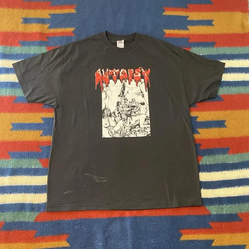 90s Autopsy Vintage Death Metal Tee Shirt XXL Like Cannibal Corpse Obituary