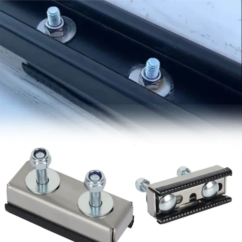 2 Sets RV Roof Rail Mounting Brackets Camper Van Motorhome Roof Solar Panel Rack For Fiat Ducato Peugeot Boxer Citroen Relay