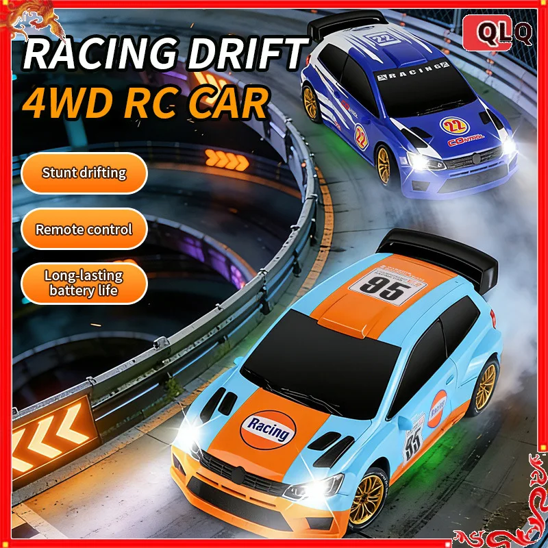 

New JJRC Q233 Rc Car Mini 1/64 4wd Drift Racing Cars with Lighting High Speed Remote Control Car Toys Children Birthday Gifts