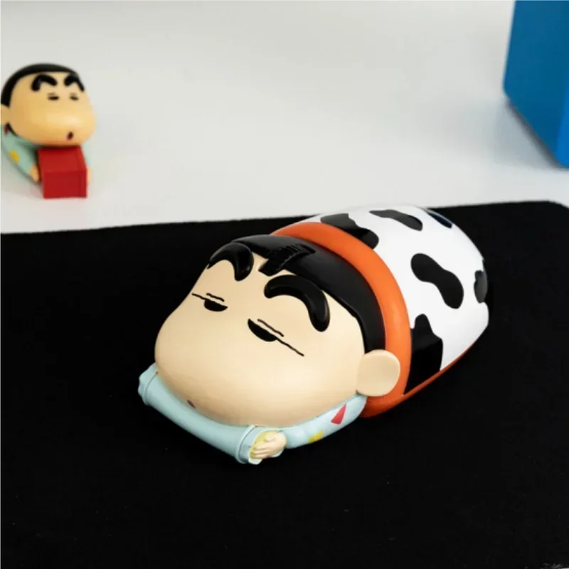 Anime Crayon Shin-chan  Pajamas Wireless Mouse Usb Bluetooth Mode Pen Cute Cartoon Anime Crayonxiaoxin Mouse Pad Birthday Gift