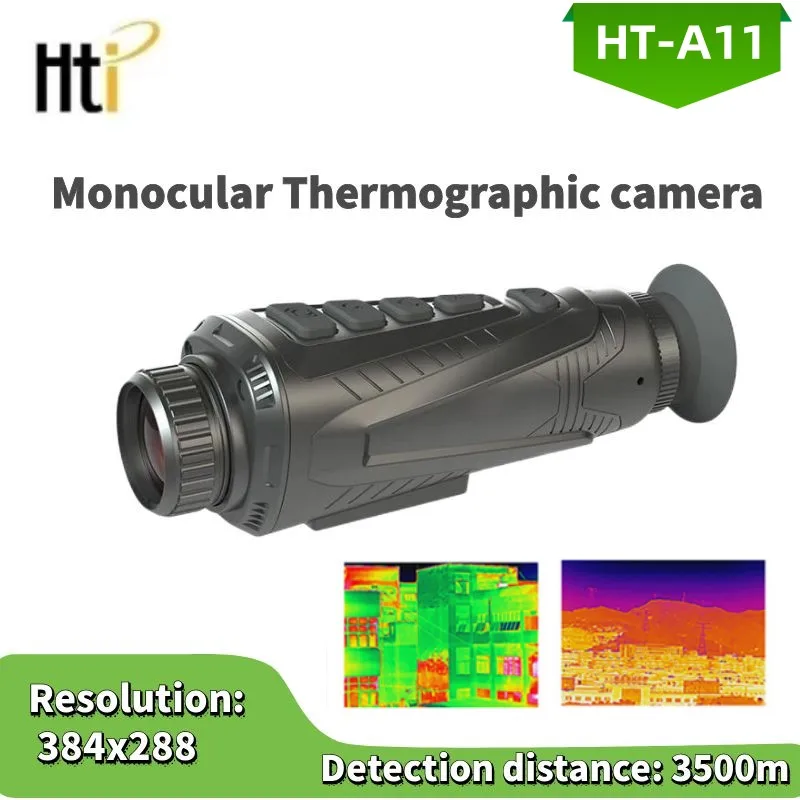 

HTi HT-A11 Thermal Infrared Imager for Hunting Outdoor Night Vision 35mm Lens Adjustable Focus HD Screen 60HZ Frame Rate