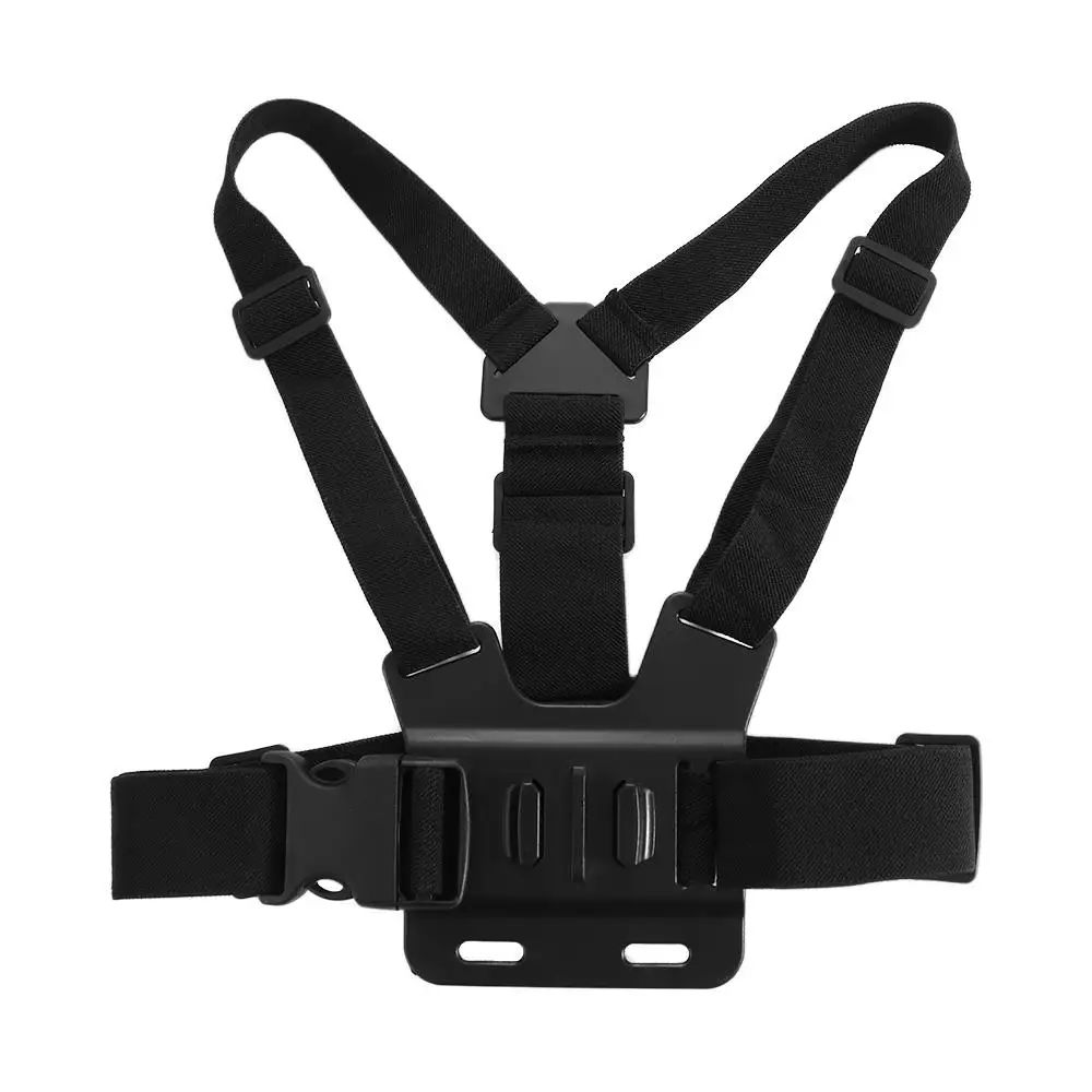 Adjustable Phone Chest Harness Holder Strong Stability Rotating Mobile Phone Chest Strap Mount Elastic Anti-slip