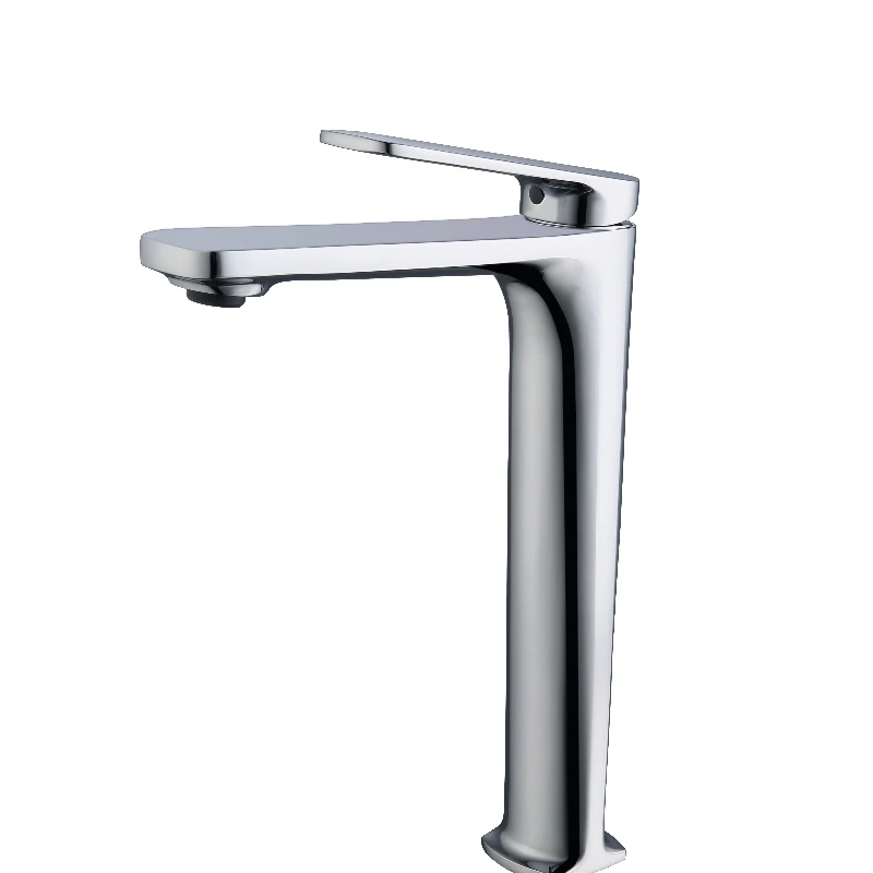 

Chrome Zinc Alloy Silver Single Hole Modern Brass Hand Sink Bathroom Water Basin Faucets Mixers Taps