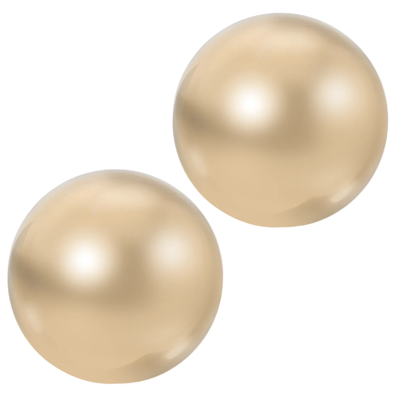 2 шт., латунные массажные шарики премиум-класса, портативные шарики для ручной терапии для улучшения кровотока, гладкие металлические гандбольные мячи для фитнеса