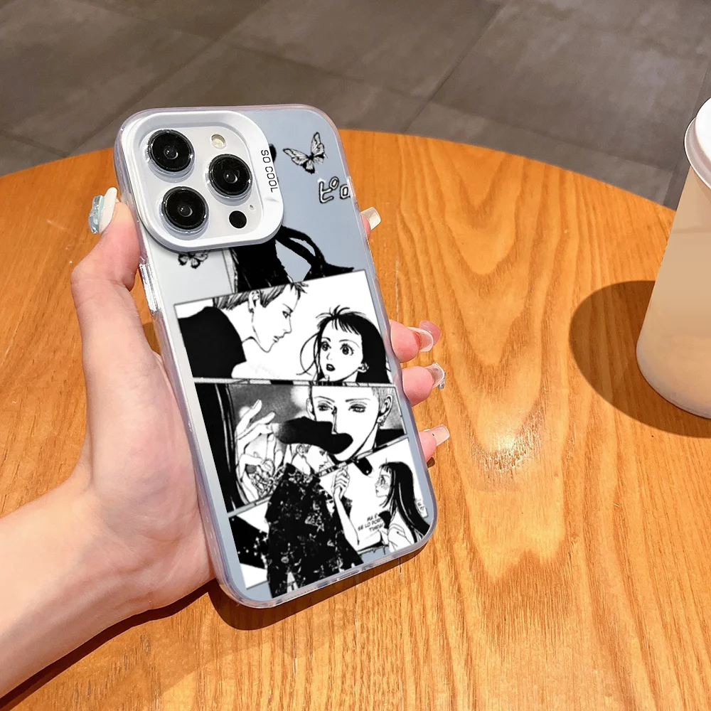 Love anime P-Paradise K-Kiss  phone case FUNDA for iPhone 12 11 13 14 15 16 17Max Pro Plus Mini Electroplated Silver lMDaser #4