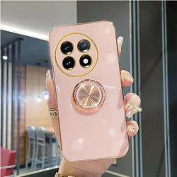 Diamond Bling Ring Holder Case On For Oneplus 11 12 Oneplus11 Oneplus12 Stand Cover