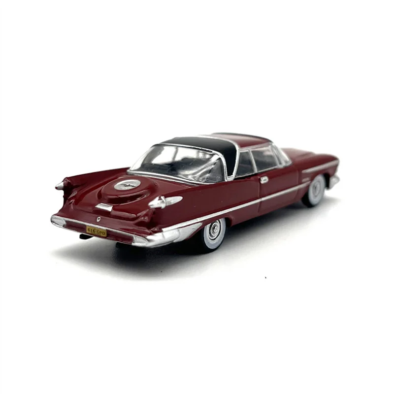 1:87 Scale Diecast Alloy Muscle Supercar Model Red Nostalgia Classic Adult Toy Collectible Gift Souvenir Static Display