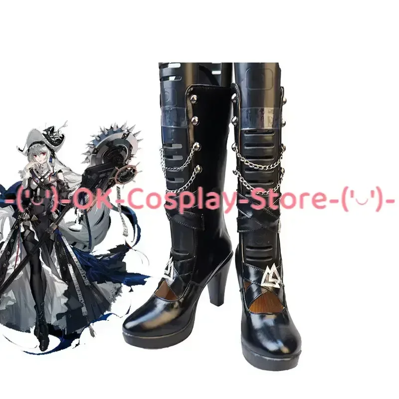 

[На заказ] игра Arknights Spectre the Unchained обувь для косплея аниме реквизит для ролевых игр Хэллоуин карнавальная вечеринка ботинки из искусственной кожи