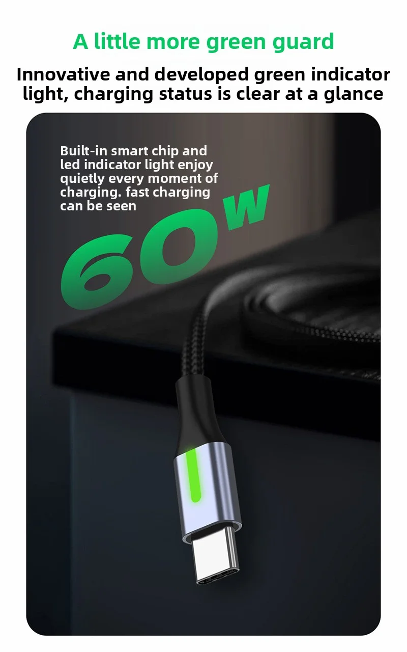 NNBILI 0.25-0.5m Short USBC Cable 66W USB A To Type C Fast Charging Cable for iphone 15 Huawei Samsung Portable Power Bank Cable