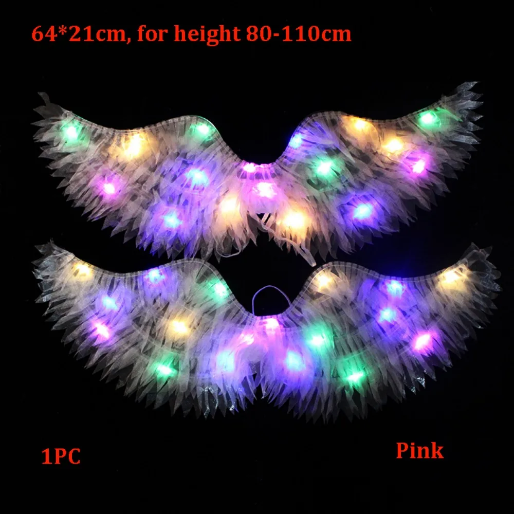 

with Angel Headband Angel Fairy Love Stick LED Light 2 Sizes Luminous Butterfly Wings Birthday Gift Plastic