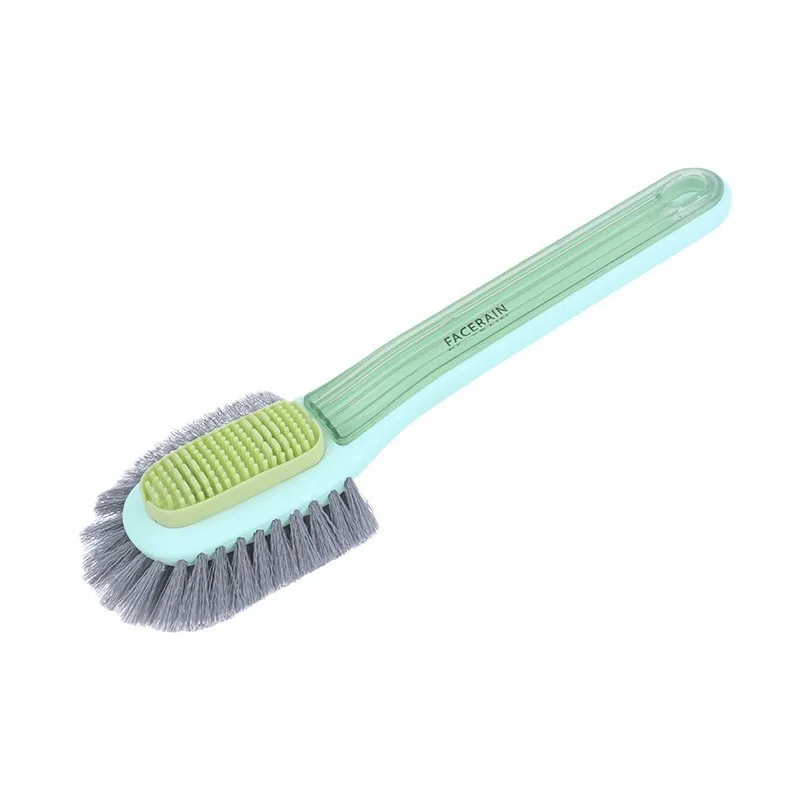 Double-sided Shoe Brush Durable Plastic Shoe Washing Brush Suede Shoe Cleaning Brush Household Cleaning Tools Accessories