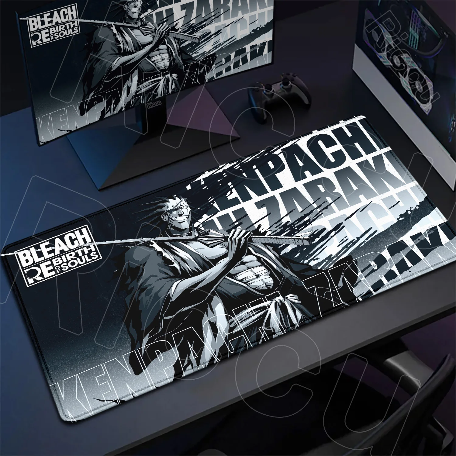 Игровой коврик для мыши BLEACH XXL для ноутбуков, офисный прочный настольный коврик 900x400 мм Kuchiki Rukia Gamer, шкаф, клавиатура, ковер, скоростной коврик для мыши