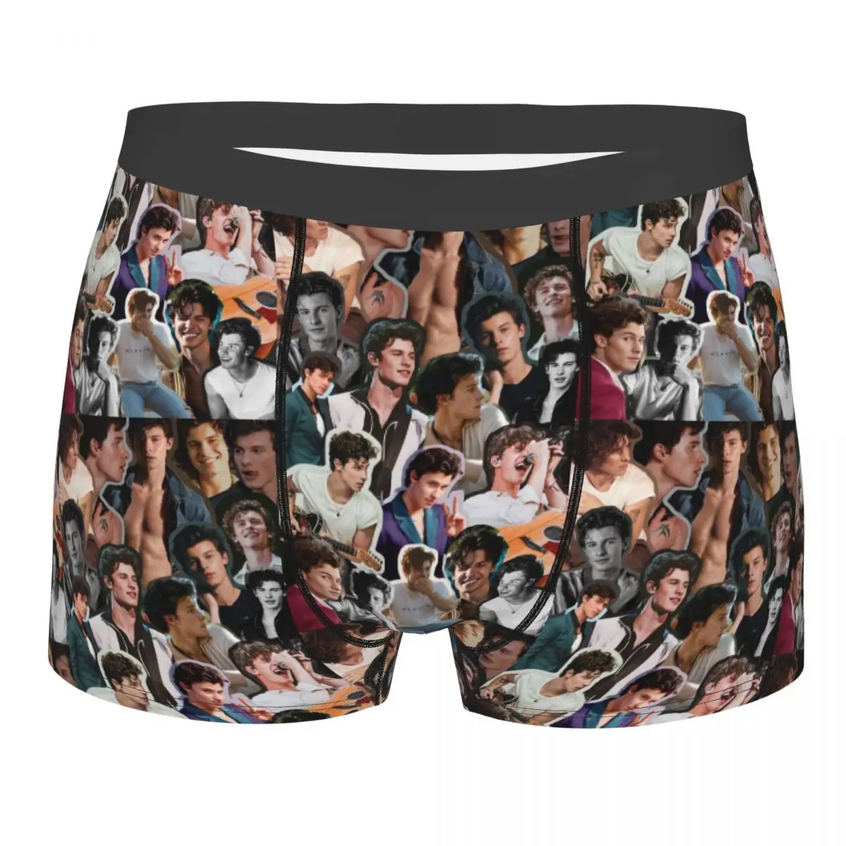 Timothee Chalamet Collage Design Man's Boxer Briefs Underpants Highly Breathable Top Quality Birthday Gifts