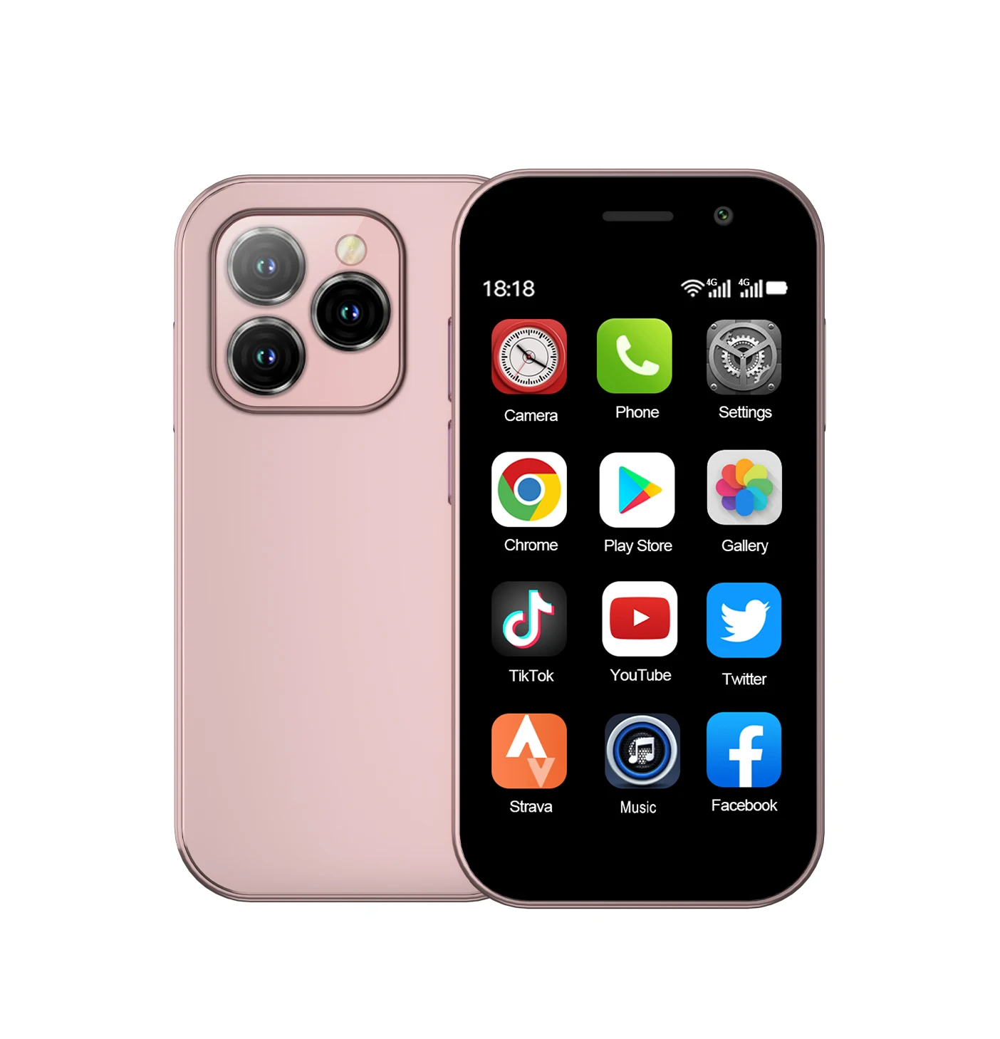 SERVO KING8000 4G LTE Mini Smartphone Android Systeem 2GB + 16GB Google Play WhatsAPP WiFi Hotspot Dual SIM Super Kleine Smart Phone - afbeelding 1