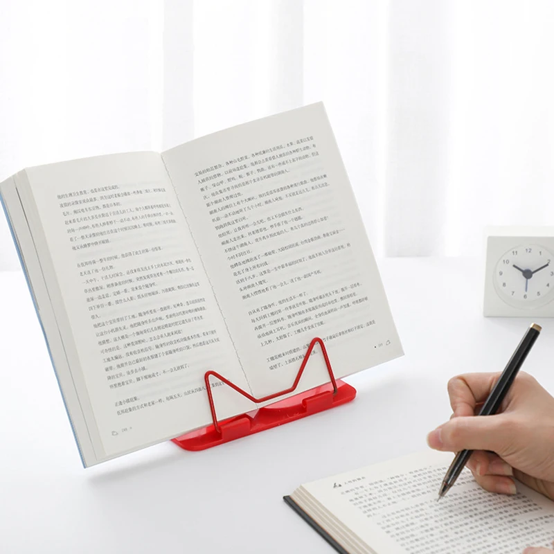 1pc Bookend Reading Stand folding simple reading support lightweight reading bookshelf