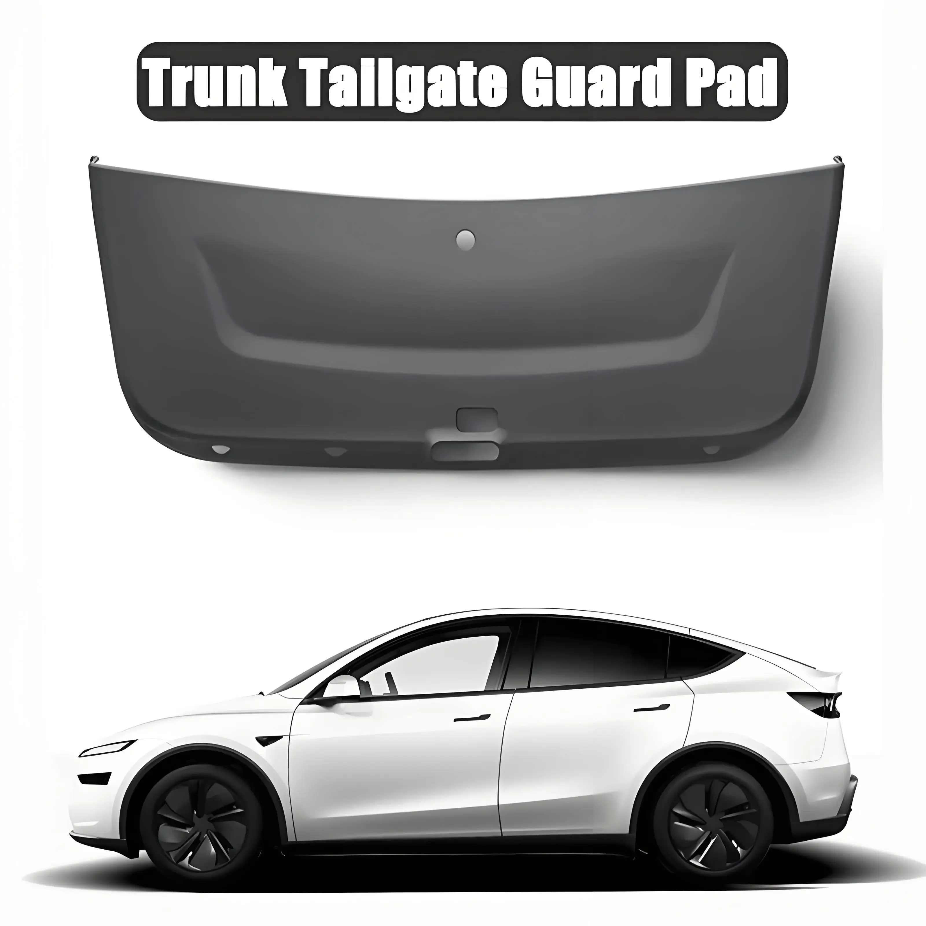 

Защитная накладка на заднюю дверь багажника для Tesla Model Y Juniper 2025 TPE, защитная наклейка на заднюю дверь багажника, коврик против грязи, аксессуары