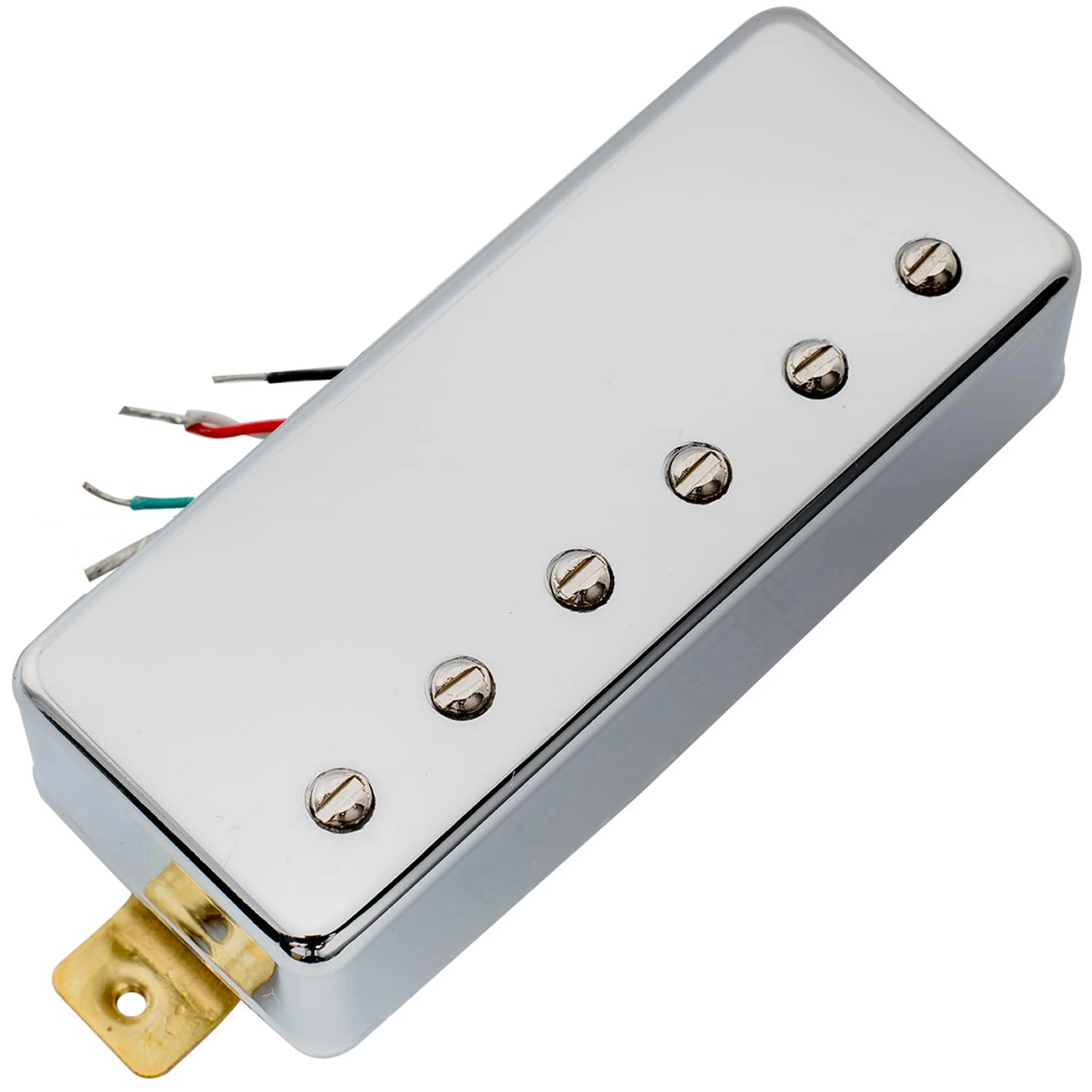 Artec MLA97 Alnico 5-abgedeckter Mini-Humbucker-Tonabnehmer für E-Gitarre, Chrom