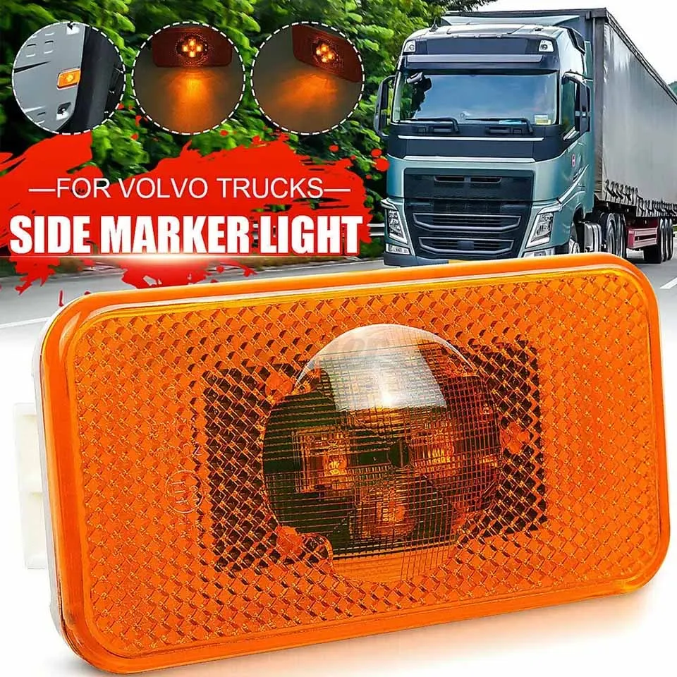 1pcs 24V 4Led Side Marker Lamp for Volvo FH FM truck side lamp E APPROVE 20398660 20789440