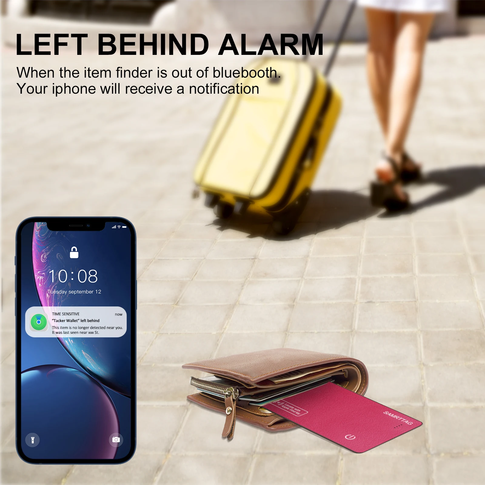 قطعة واحدة من وظائف بطاقة المقتفي Apple Airtag لـ Apple FindMy (iOS فقط مع جهاز تعقب بطاقة الشحن اللاسلكي لبطاقة موقع هدية الفتيات