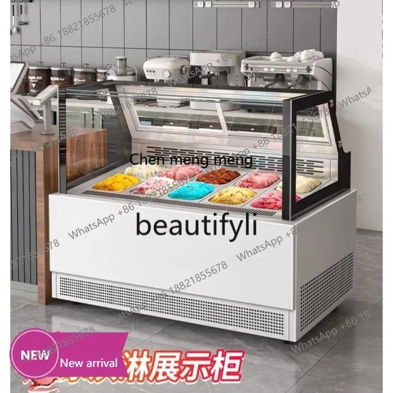 

x Display cabinet Air-cooled and frozen display cabinet Commercial, thick-cut fried yogurt cabinet X