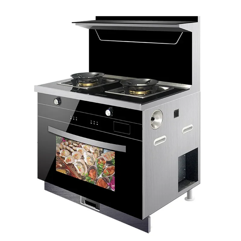 Integrated Stoves With Strong Power Range Hood System