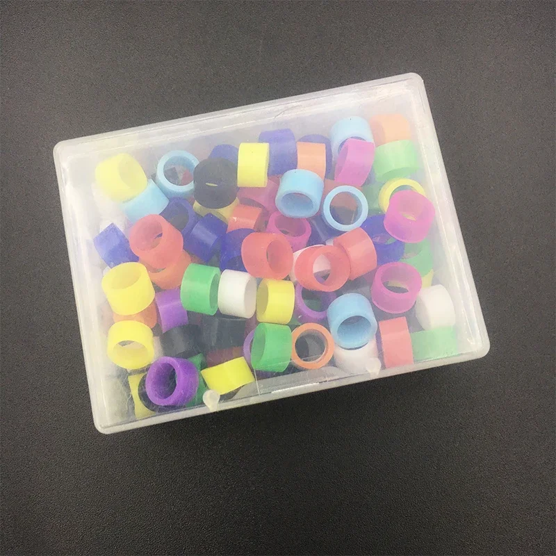 100Pcs/box Dental Silicone Code Rings Autoclavable Color Code Rings Dentistry Materials