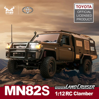 MN MN82S RC Car LC79 2.4G 1:12 Full Scale Pickup Short Truck 4WD Climbing Car RC Car Remote Control Toys For Kids Christmas Gift