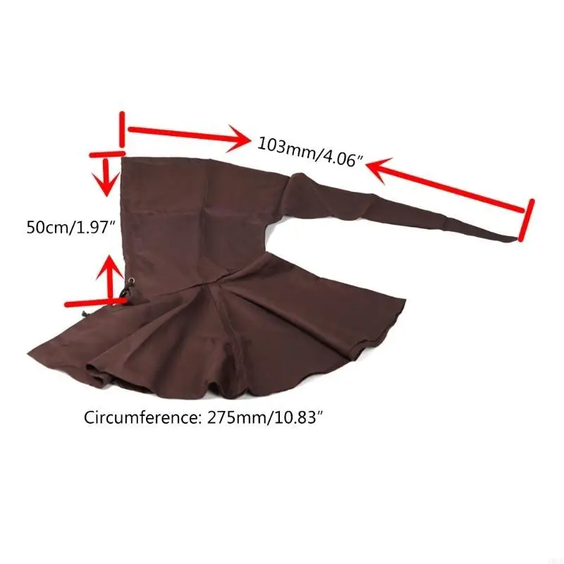 2Pcs Halloween Hooded Capes with Crosses Necklace Set Novelty Festival Party Costume Headgear for Men Women Cosplay Pagan Outfit