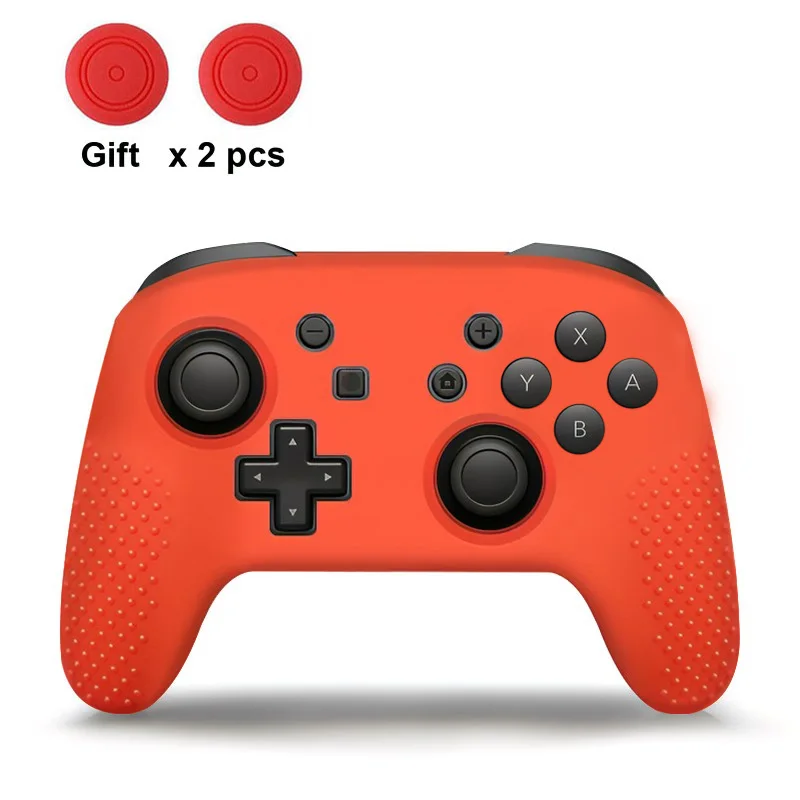 DATA FROG Anti-slip Soft Silicone Case For Switch Pro Controller Gamepad Rubber Skin Case Joystick Grips Caps For Switch Pro