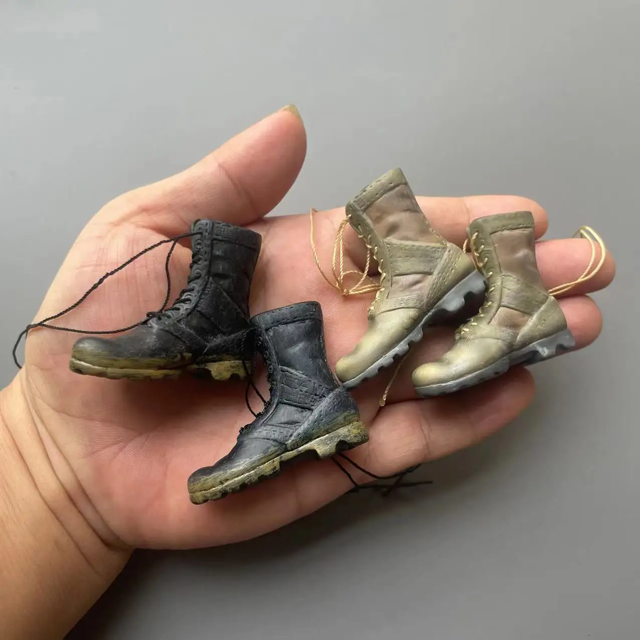 BBI 1/6 Female Soldier Tactical Combat Boots Soft Hollow Shoes Model for 12inch Action Figures Accessories Body Dolls