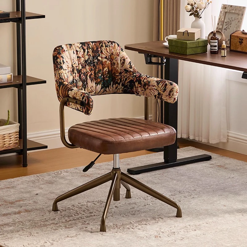 

Nordic Designer Office Chair Vanity Barber Luxury Modern Low Office Chair Student Reading Desk Sillas De Oficina Home Furniture