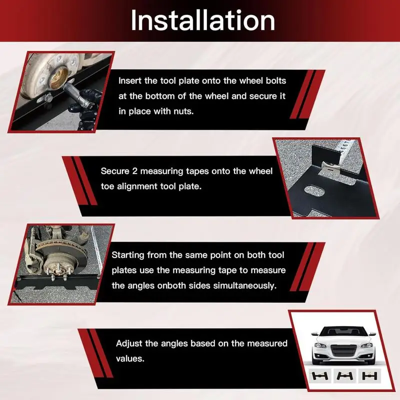 

Пластины для выравнивания колес, пластины для выравнивания шин с отверстиями для ремонта, точные сверхмощные измерения колес, принадлежности для взрослых