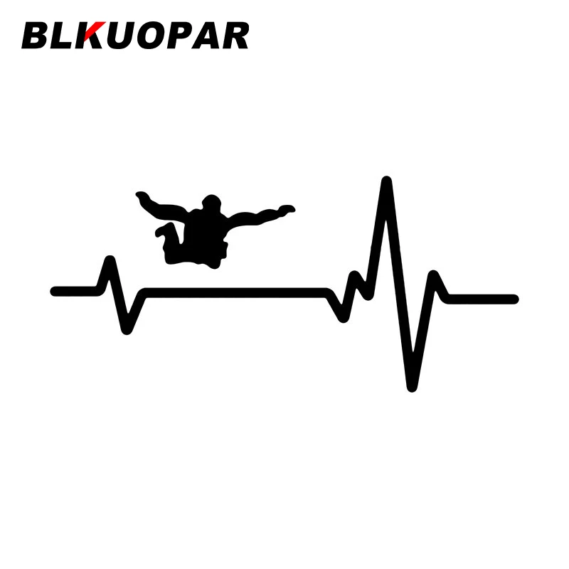 

BLKUOPAR Sports Heartbeat Clipart Car Stickers Scratch Proof Personality Decal Creative Windshield Laptop Car Lable Graphics