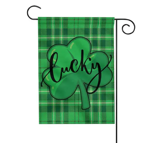 علم عيد القديس باتريك السعيد، علم الترحيب الأيرلندي، علم Lucky Shamrock Vintage LLK GGP FFL EEN