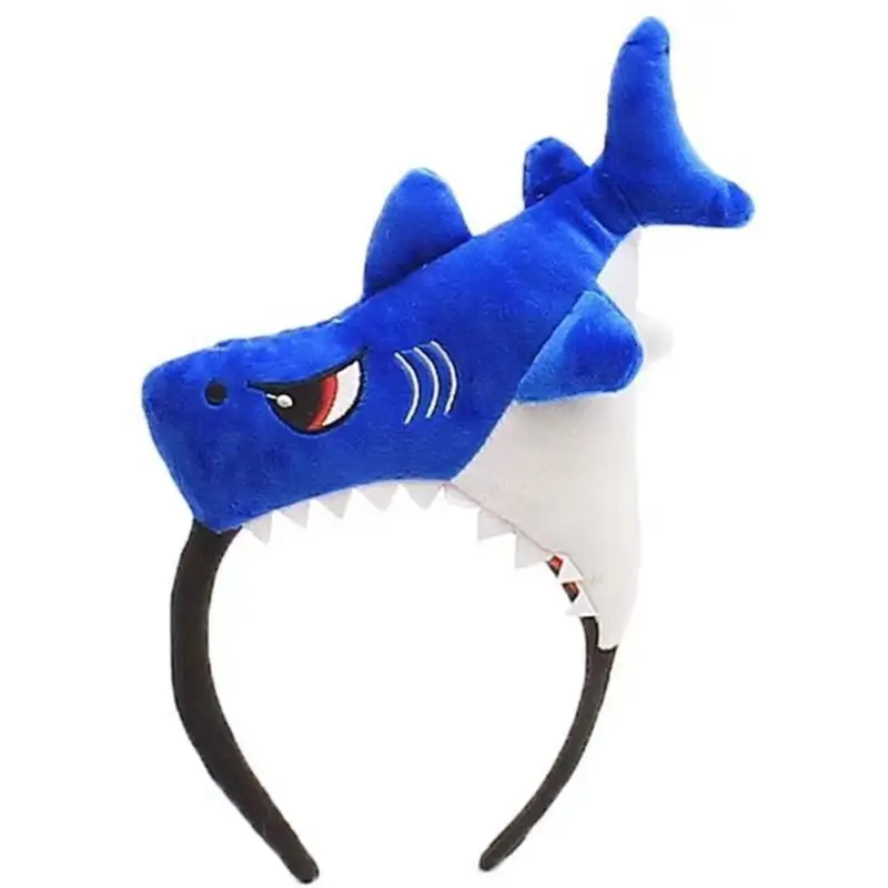 

652F плюшевая повязка на голову с героями мультфильмов, костюм для косплея, обруч для волос с животными, головной убор для