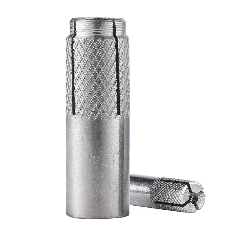 1/2Pcs 316 Stainless Steel Drop In Anchor M6-M16 Metric Internal Expansion Bolt Explosion Type Wall Plug Concrete Fastener