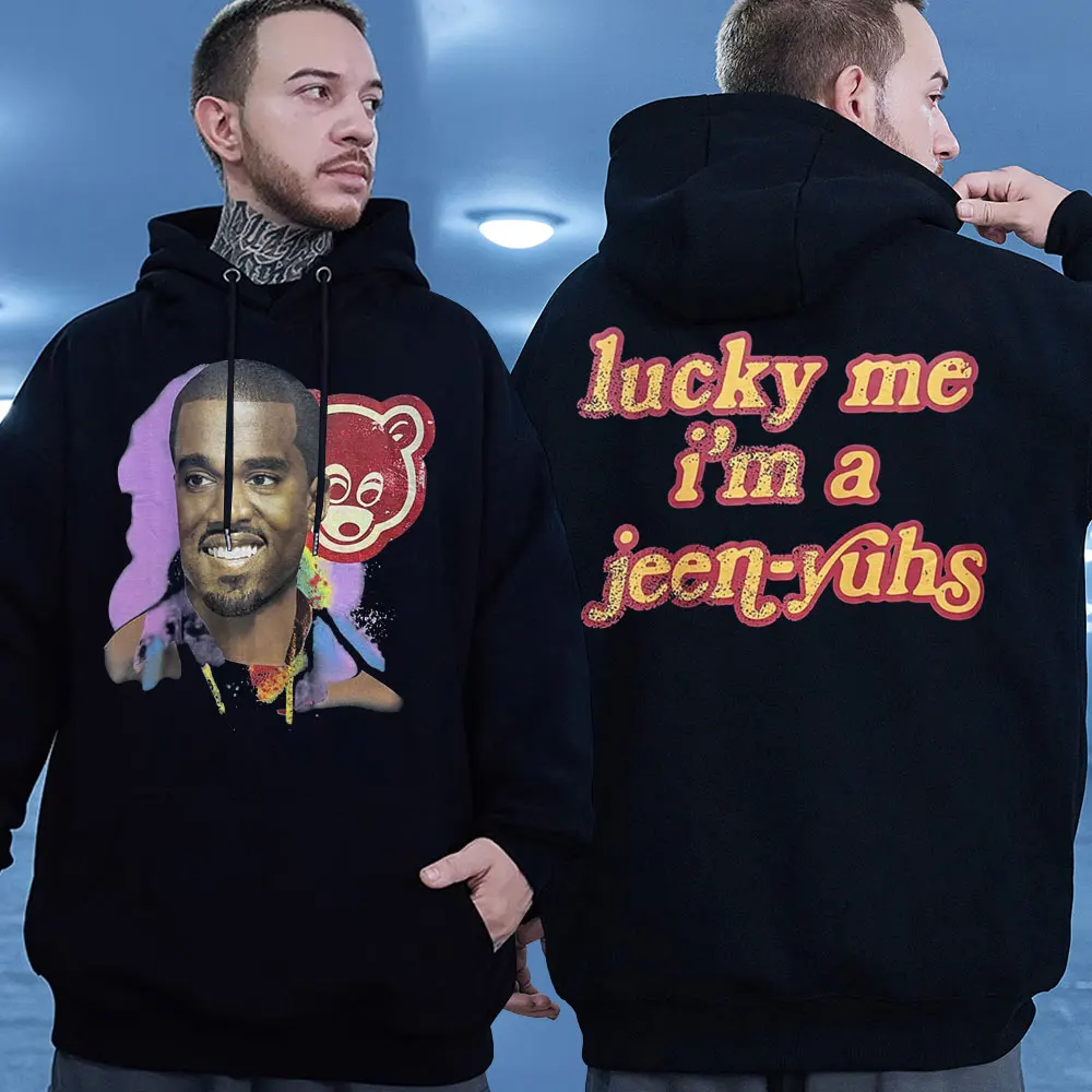 

Rap Rock Kanye West College Dropout Graduation Hoodie Men Women Fashion Hip Hop Vintage Sweatshirts Oversized Streetwear Hoodies