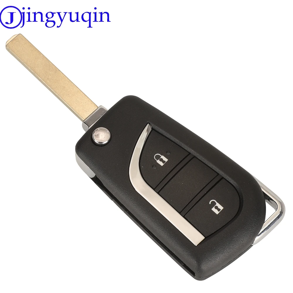 Jingyuqin 433Mhz G/H Control remoto de llave de coche para Toyota Carrolla Yaris Verso Avensis AYGO para Peugeot 108 para Citroen C1 2013