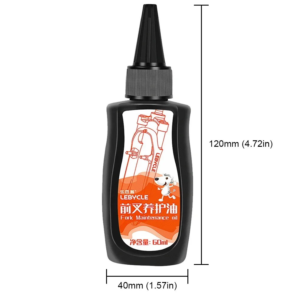 1-5pcs 60ML Mountain Bike Front Fork Shock Absorber Oil Front And Rear Shock Absorber Silicone Oil Lubricating Oil Maintenance view 6