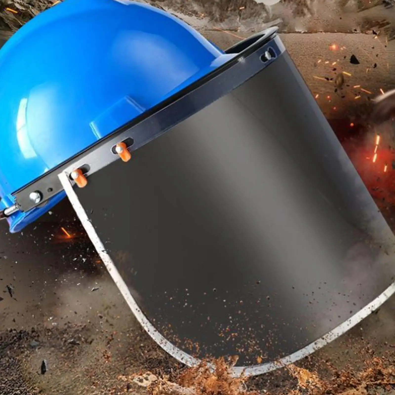 

Face Shield Universal Hard Cap Accessory for Weeding Trimming Garden Welding