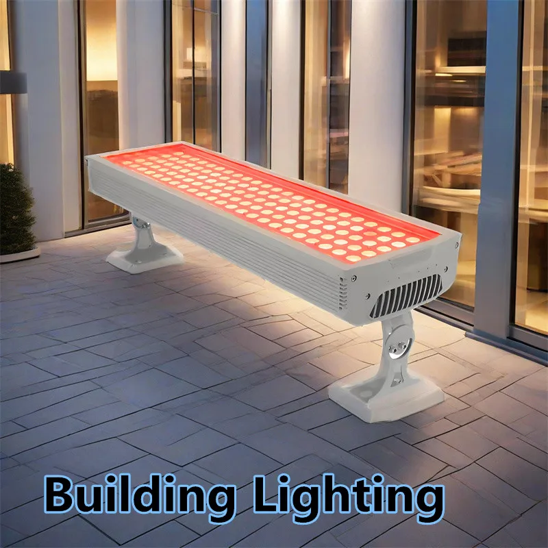 

IP65 Waterproof Floodlight Wall Washer Light 96w144w200w288w400w576w Color Bridge Lighting High Power Tree Lamp 220V Spotlights