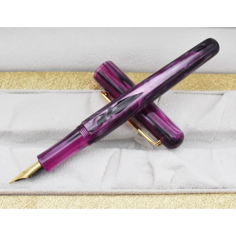 

A+ New Picasso Celluloid Fountain Pen Aurora Purple PS-975 Iridium Fine Gift Pen
