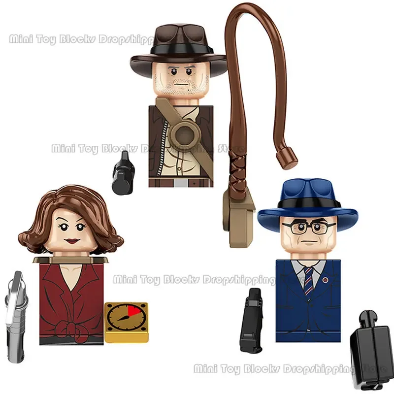 

KF6190 Movies Indiana Jones KF Blocks KF1958 Anime Bricks Mini Action Toy Figures Kids Educational Assemble Toys Dolls Gifts