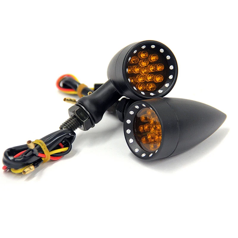 1 paio 12V LED indicatore di direzione per moto anteriore posteriore indicatori di direzione per moto luci universali per la maggior parte delle moto