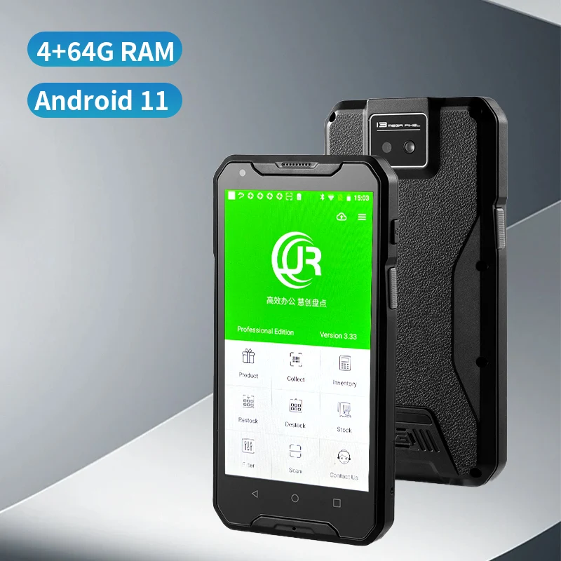 PDA927  Ruggedized Pda And Android 9.0 4g Smartphone Handheld Pda 1d 2d Qr Barcode Scanner Stock Mobile Data Terminal
